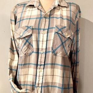 Mens flannel button down